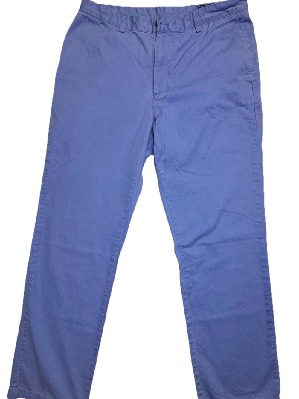 Vineyard Vines Breaker Pants Mens 34/32 Sky Blue Chino Stretch Casual Flat Front
